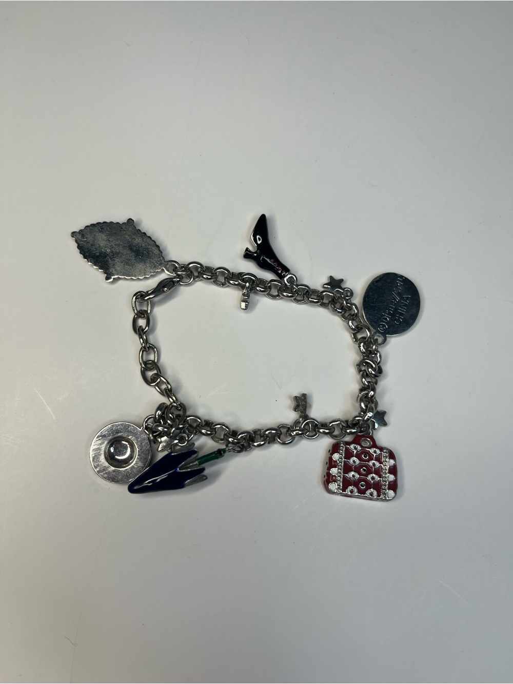 Disney Mary Poppins 5 Charm Bracelet Silver Metal Broadway Musical - Picture 5 of 13